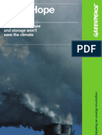 False Hope - Why Carbon Capture and Storage Won't Save The Climate