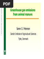 Greenhouse Gas Emissions From Animal Manure: Søren O. Petersen