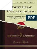 Codex Bezae Cantabrigiensis