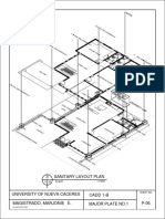 Sanitary Layout Plan 3: Scale: 1:100M. 05 P