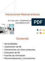 Interacciones Medicamentosas