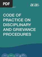 Acas Code of Practice 1 On Disciplinary and Grievance Procedures PDF