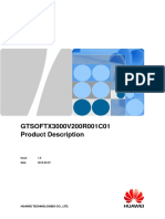 Railway Operational Communication Solution GTSOFTX3000V200R001C01 Product Description V1.0 (20130311)