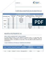 Ficha Técnica Filtro Poliester Retencion de Polvo