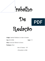 Trabalho de Redação