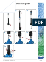 AVK Telescopic Extension Spindle For Gate Valves: Mounting Instructions