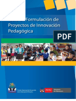 FONDEP Guía - Formulación - Proyectos - Innovacion PDF