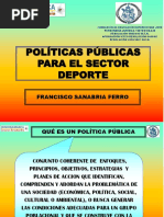 Politicas Publicas Del Deporte