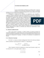 Funciones de Interpolacion PDF