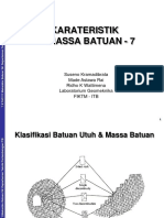 15 - TA3111 Karakteristik Massa Batuan