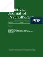 Revisión Aplicaciones DBT - American Journal of Psychotherapy Vol. 69 No. 2 2015 - 8a. 125p