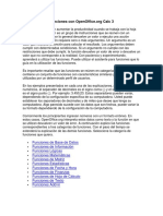 Funciones Apache OpenOffice