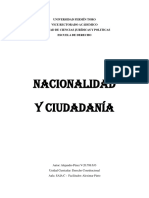 Nacionalidad Y Ciudadania