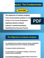 Industry Analysis: The Fundamentals: Outline