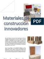 Materiales Innovadores de Construcción