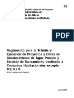 79 Reglamento Tramite Ejecucion Proyectos Obras Conjuntos Habitacionales Excepto Mevir