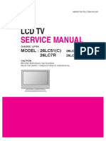 LG 26lc51 26lc51a - 26lc7r - 26lc7r-Za-Chassis Lp78a Servicemanual