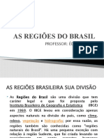 As Regiões Do Brasil - Slide