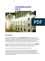 Types of Neutral Earthing in Power Distribution