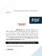 Pedido Liberdade Provisoria Flagrante Bafometro Etilometro Crime Transito