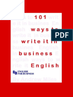 101 Ways To Write It in Business English PDF