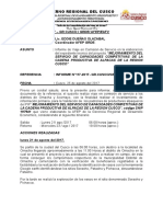 INFORME 01 Salida Campo Paruro Acomayo