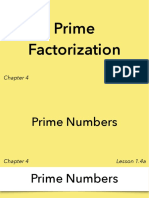 1.4a - Prime Factorization