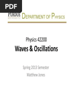 Waves & Oscillations: Physics 42200