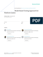 An Automated Model Based Testing Approach For Platform Games