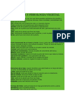 Anatomia y Fisiologia Vegetal