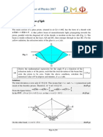 Problem I Reflection and Refraction of Light A. An Interesting Prism