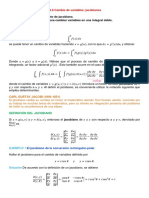 Secc 14.8, Cambio de Variables, Jacobianos