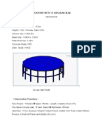 Staad Pro-Circular Slab