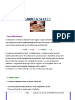 Carbohydrates: General Information