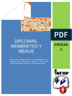 Unidad 5 - Diplomas Membretes y Menus