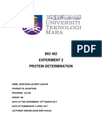 Exp 2 Protein Determination