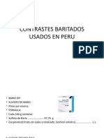 Contrastes Baritados Usados en Peru