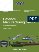 Defence Manufacturing Sector - Achievement Report