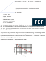 Balanza Electronica Utilizando Un Sensor de Presion Resistivo Utilizando Arduino PDF