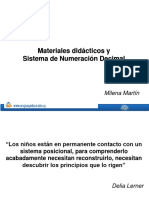 Materiales Didácticos y Sistema de Numeración