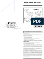 Jacto JP Pump Repair Manual