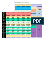 Modelo de Cronograma de Estudos Do Curso Enem - Noite