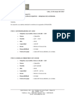 Cotización de Equipos - Máquina Seca