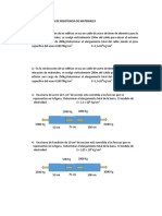 Ejercicios de Resistencia de Materiales para Certamen 2