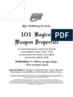 101 Magical Weapon Properties (Print) PDF