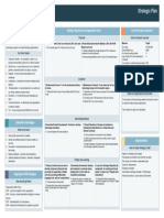 One Page Strategic Plan