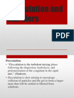 Flocculation and Clarifiers