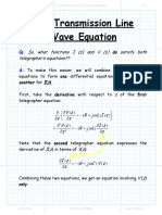 The Transmission Line Wave Equation PDF