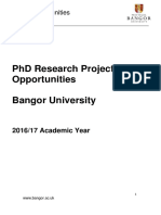 PHD Opportunities