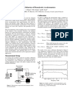 Nonlinear Behavior of Piezoelectric Accelerometers